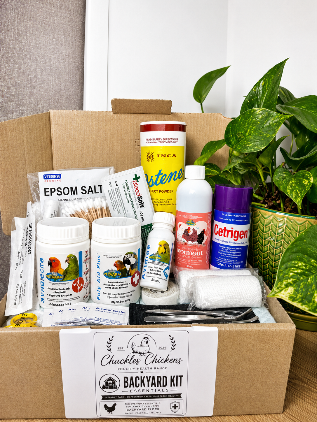 Chuckles Chickens Backyard Poultry Health Kit